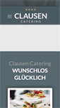 Mobile Screenshot of clausen-catering.de